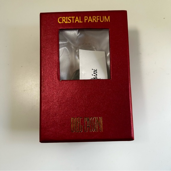 OLEG CASSINI Crystal Scent Bottle ROSE 2 Laser Engraved Signature - Picture 14 of 16